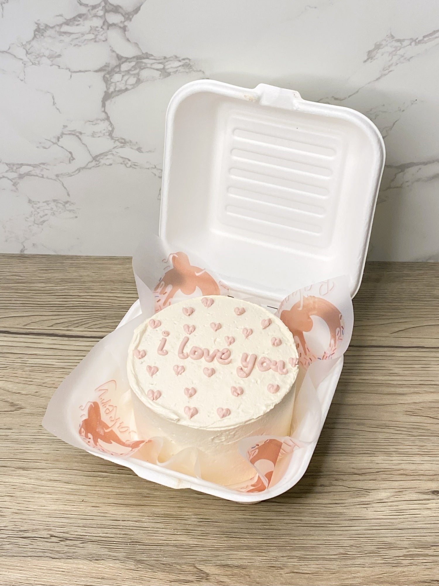 Bento Cake (Love Hearts)