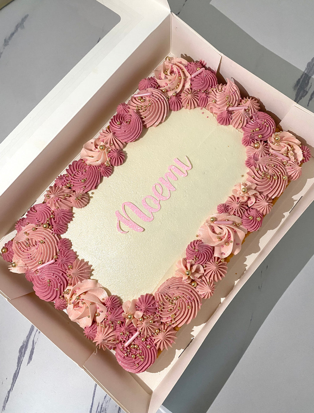 Q's Luxury Sheet Cake