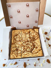 Load image into Gallery viewer, Biscoff &amp; White Chocolate Blondies | Postals