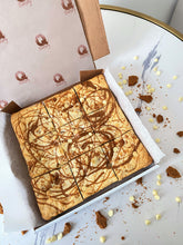 Load image into Gallery viewer, Biscoff &amp; White Chocolate Blondies | Postals